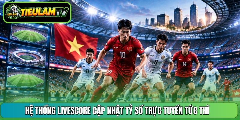 Hệ thống livescore cập nhật tỷ số trực tuyến tức thì 