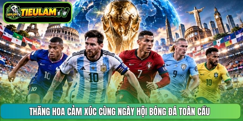 Thăng hoa cảm xúc cùng ngày hội bóng đá toàn cầu